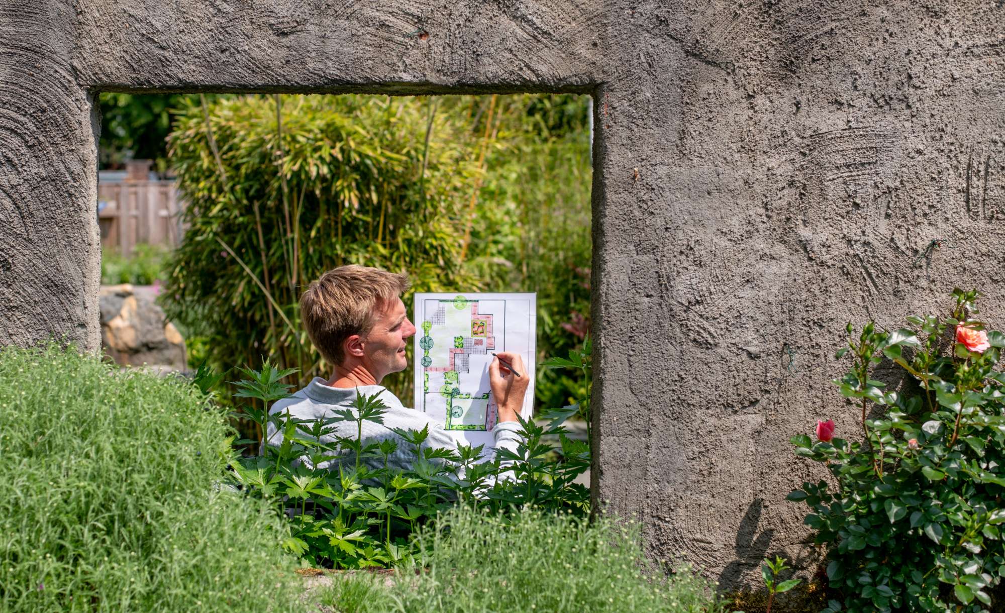 Onwijs Tuin ideeen opdoen - Hovenier en tuinontwerp - Buitengevoel.nu HU-21